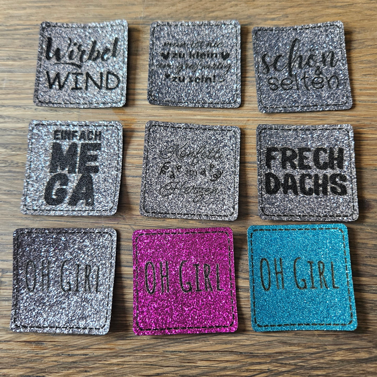 Set Glitzer Patches 3