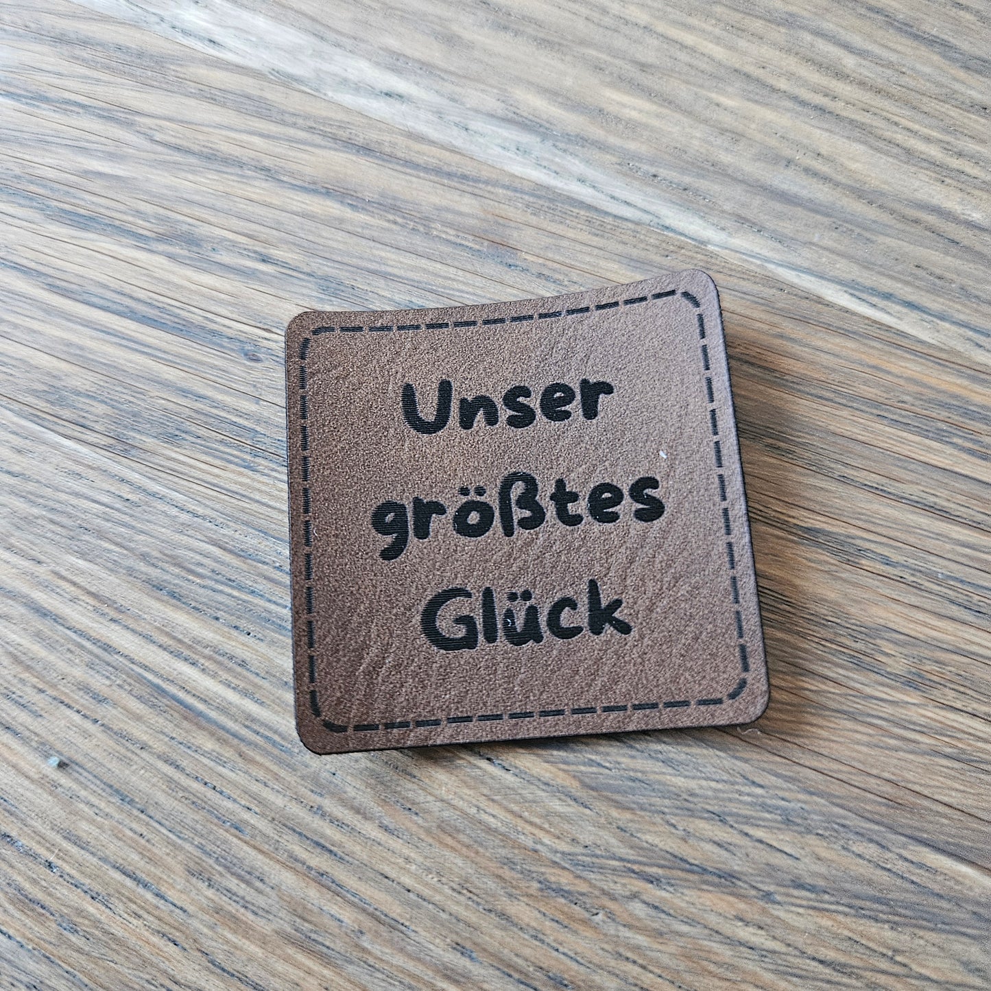 Patch - 4x4cm - Unser größtes Glück
