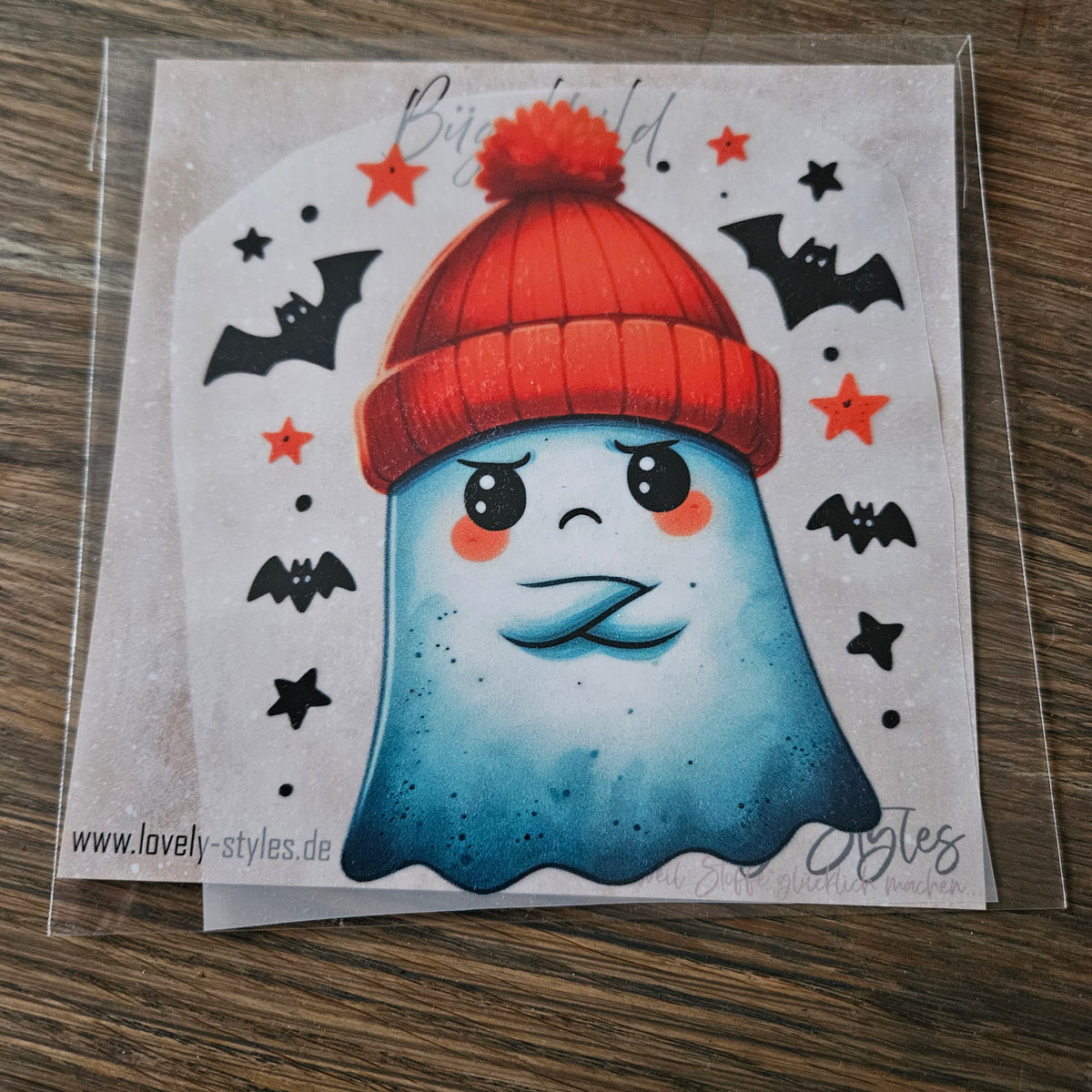 Bügelbild - Geist ca. 15cm