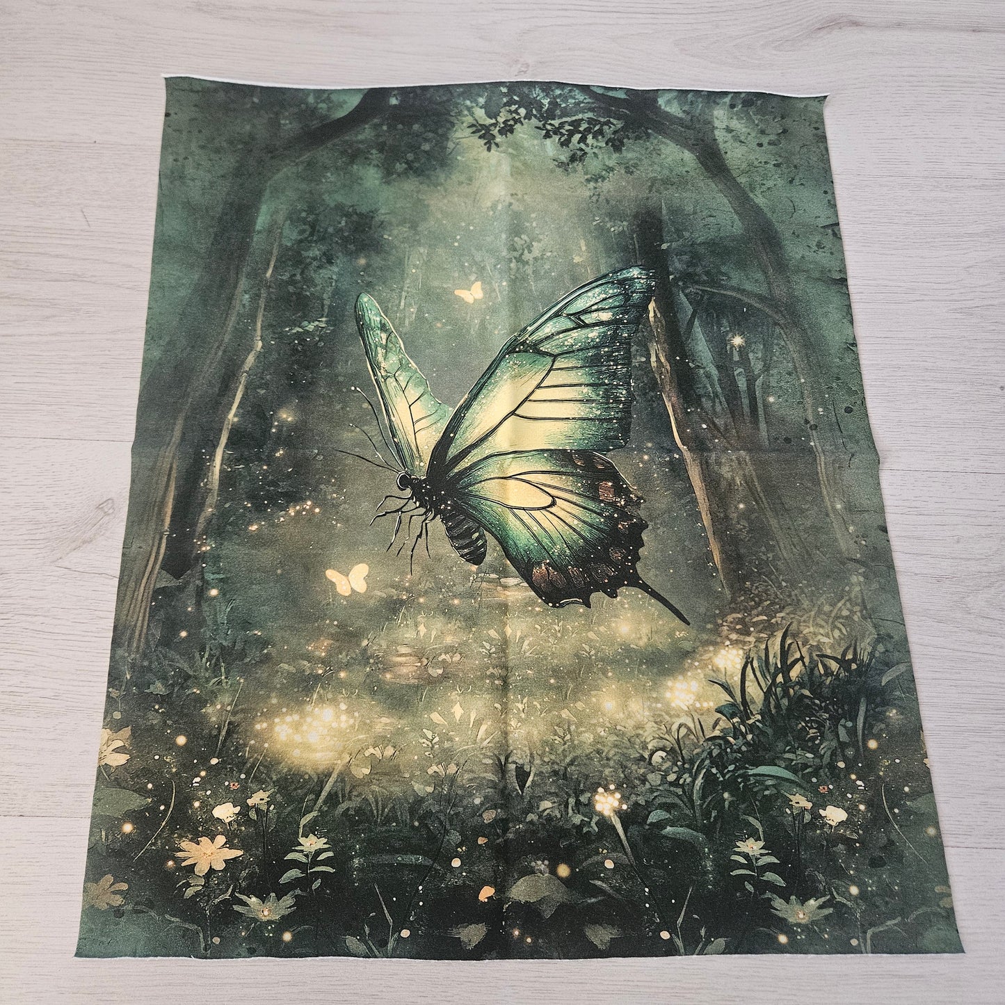 Sommersweat - Panel Schmetterling 40x50cm