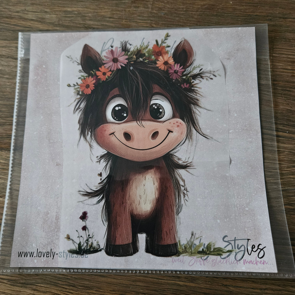 Bügelbild - Pferd ca. 20cm