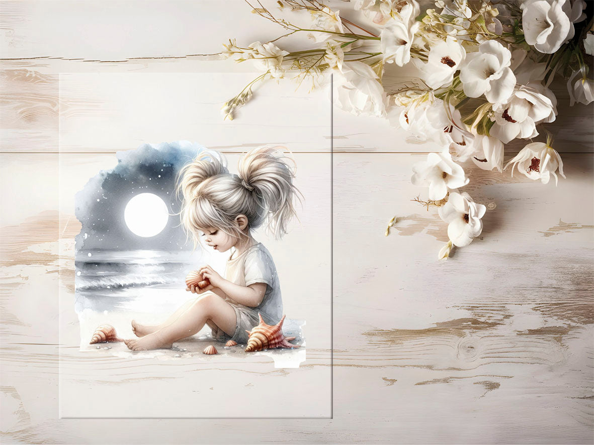 Bügelbild - Strandmädchen #1524