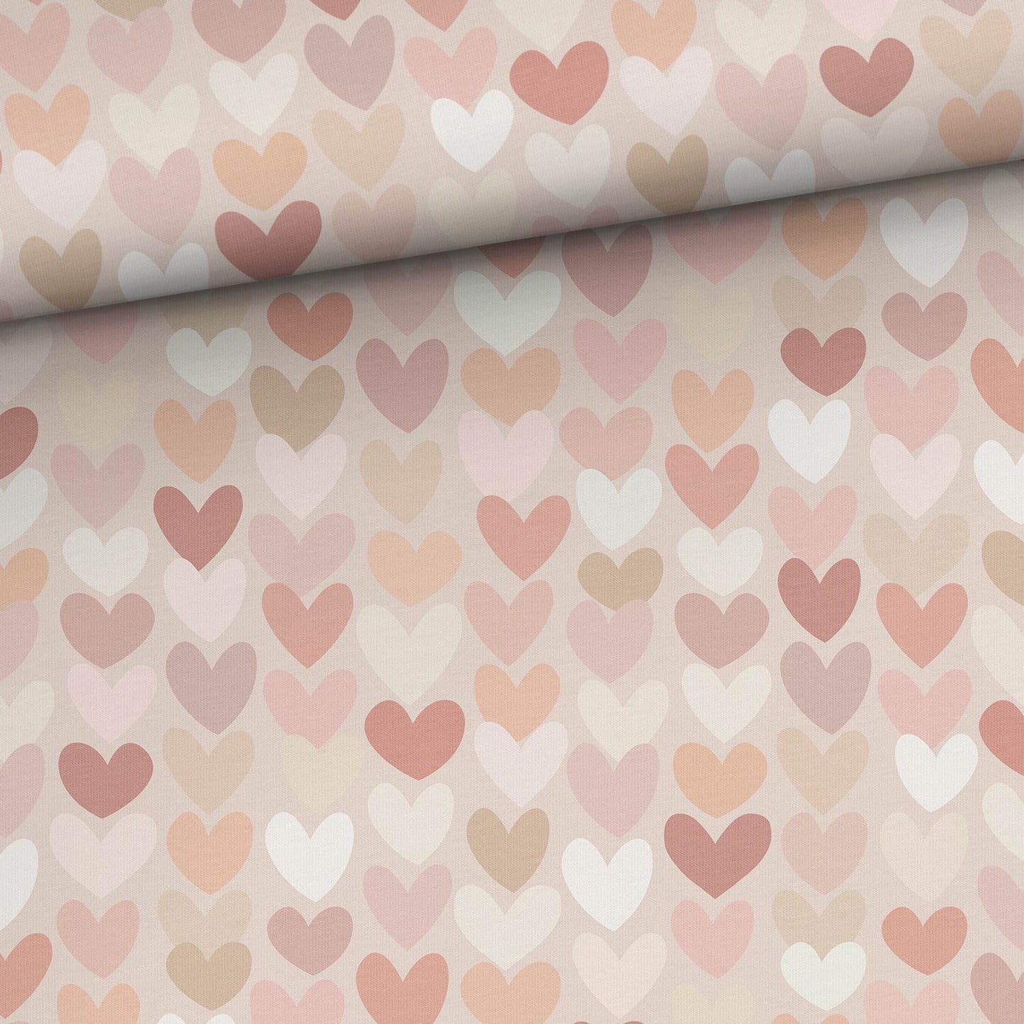 Jersey - Herzen Rosa