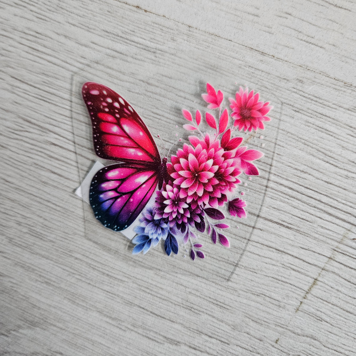 Rub On Aufkleber - Schmetterling ca. 6cm