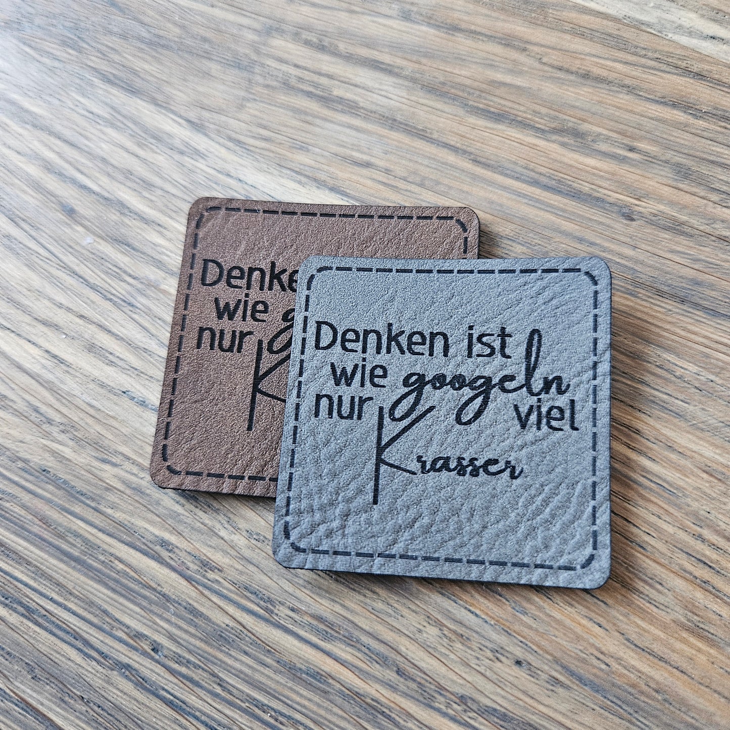 Patch - 4x4cm - Denken ist wie googeln