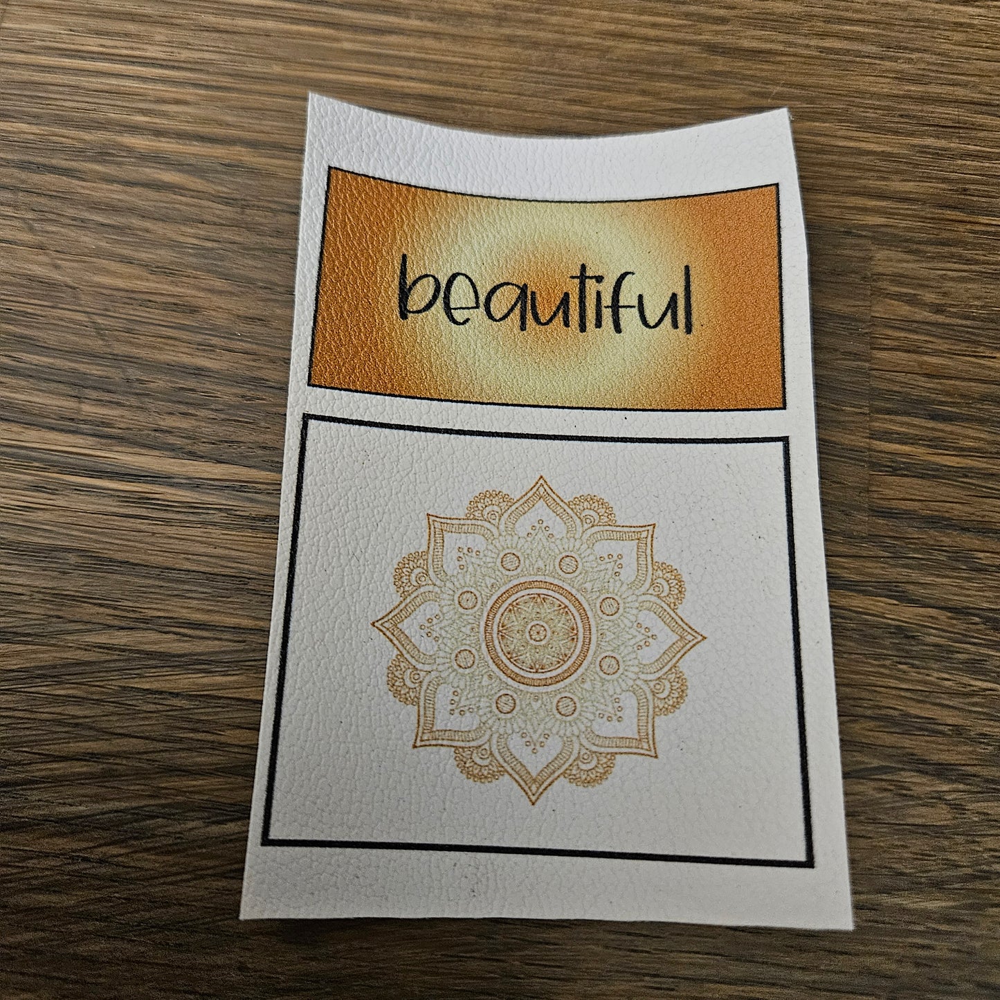 Kunstlederlabel Set - Beautiful