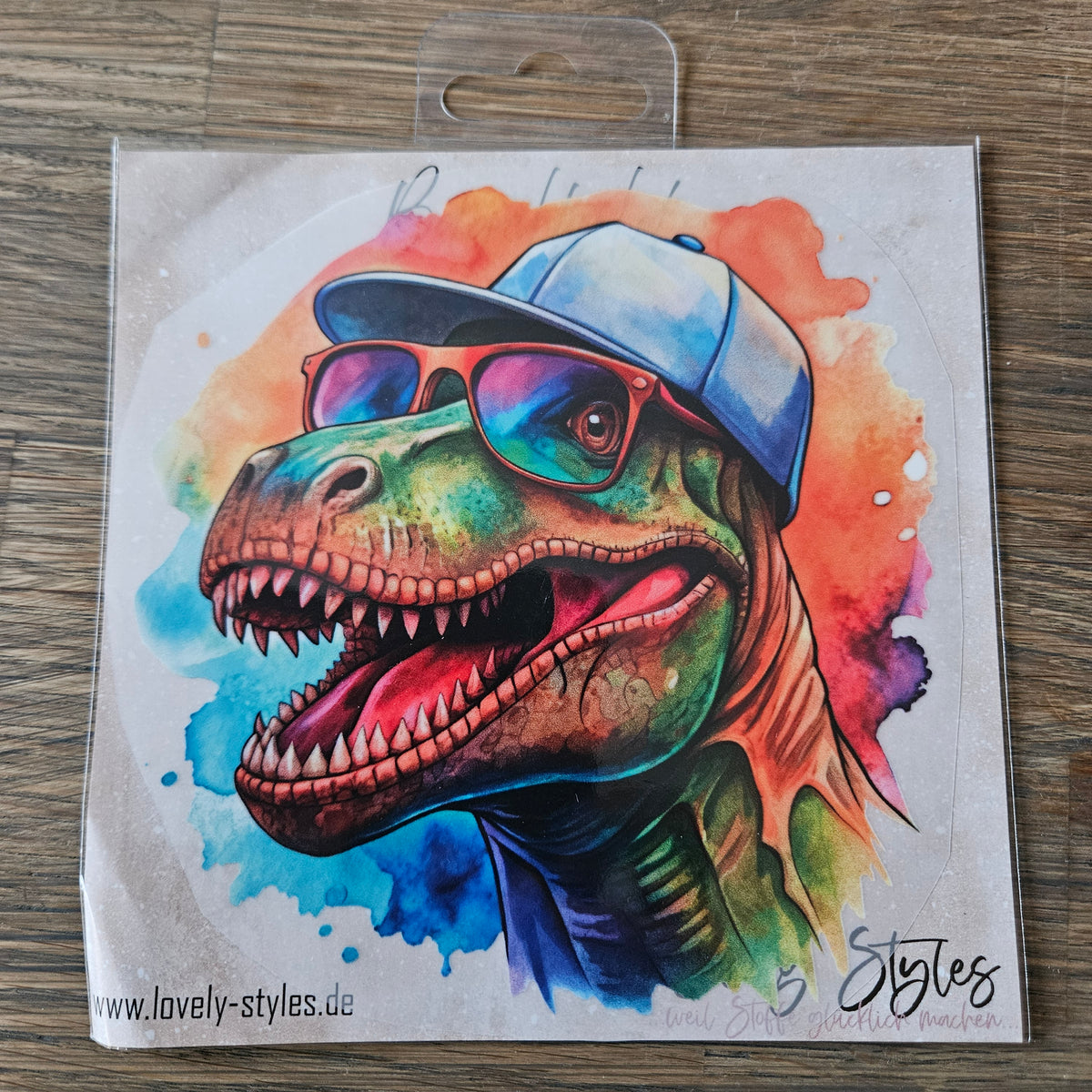 Bügelbild - Trex Cool ca. 15cm