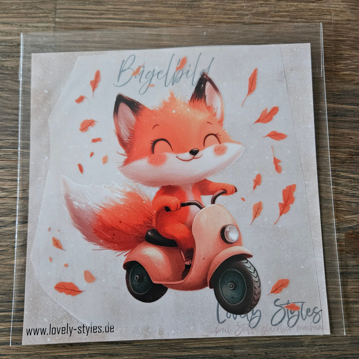 Bügelbild - Fuchs ca. 15cm