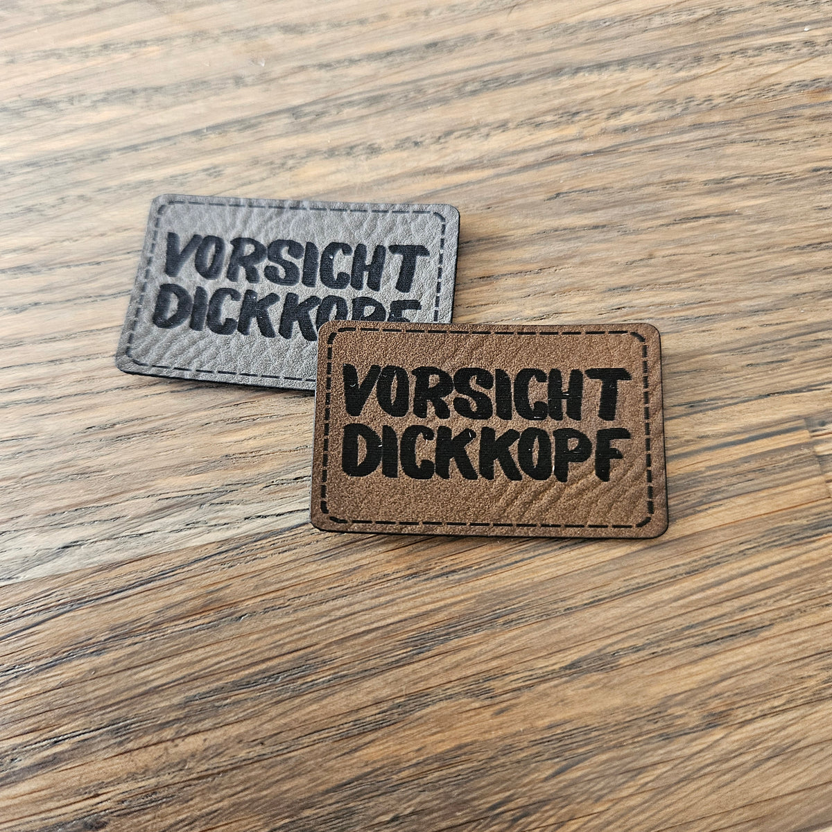 Patch - 4x2cm - Vorsicht Dickkopf