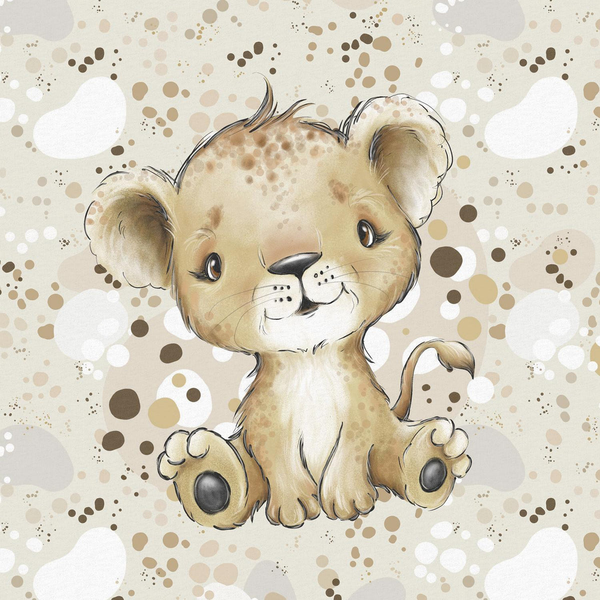 Sommersweat - Safari Babys Kleckse
