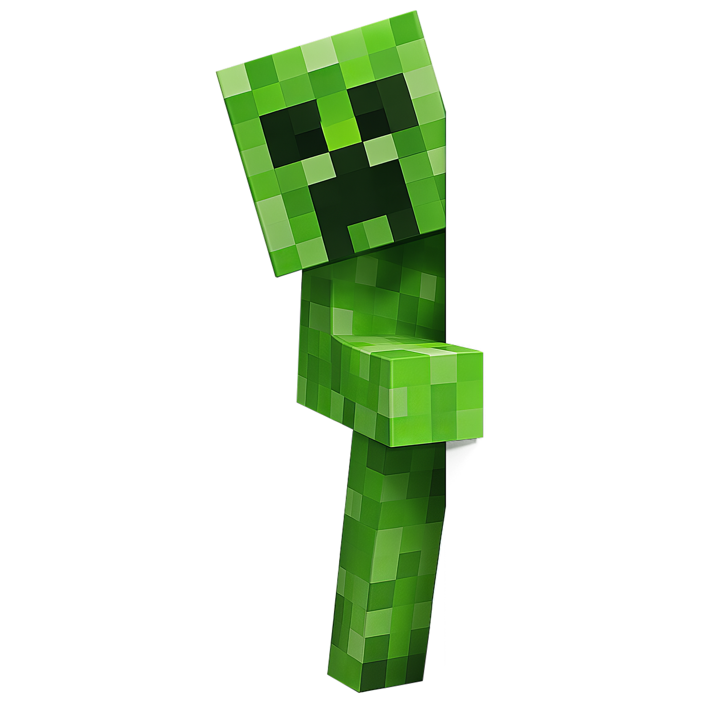 Auktion - Bügelbild - Pixel World Creep - 20cm