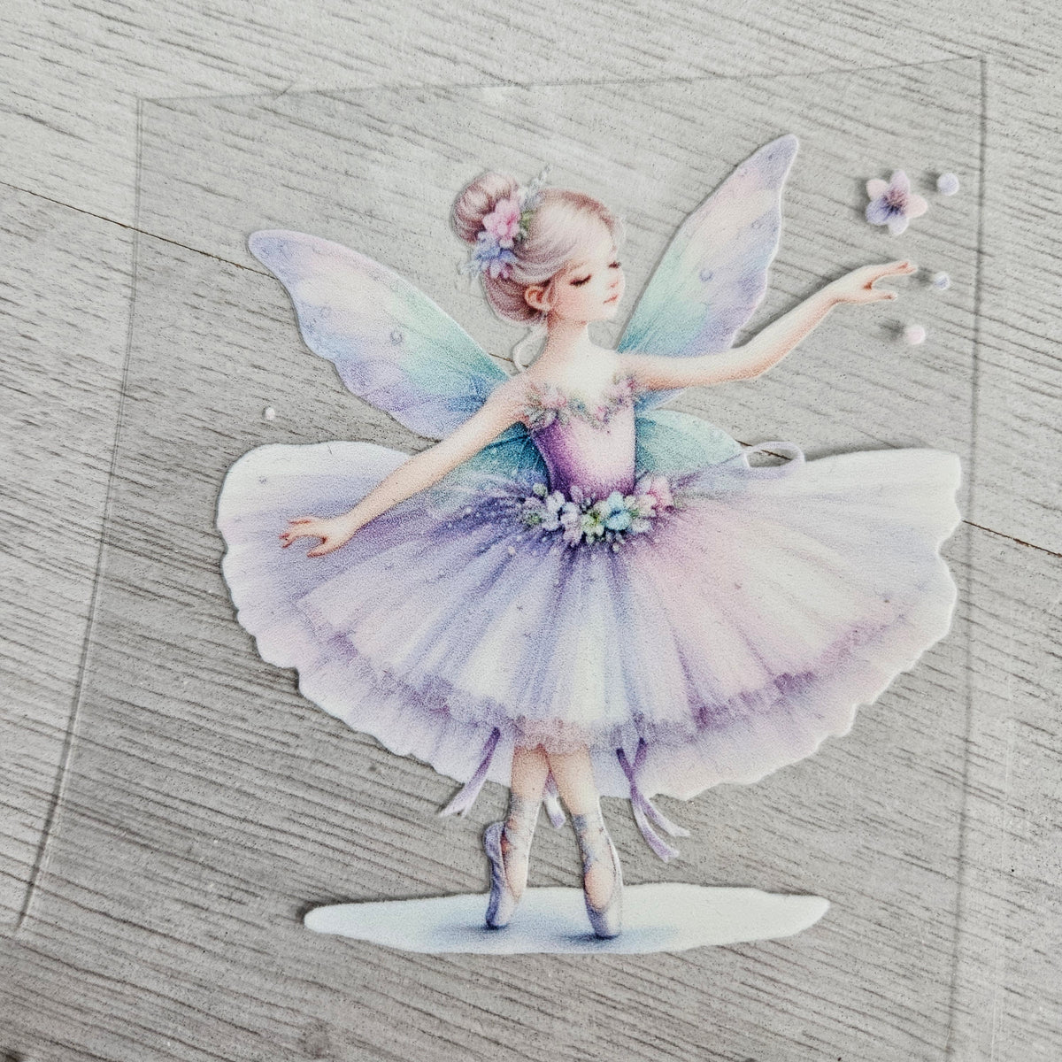 Rub On Aufkleber - Fee Pastell ca. 10cm