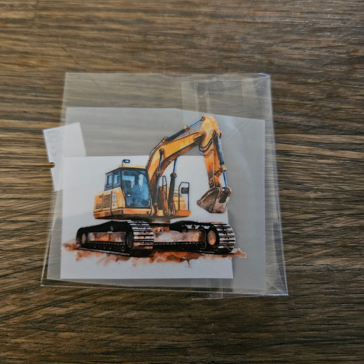 Bügelbild - Bagger ca. 6cm