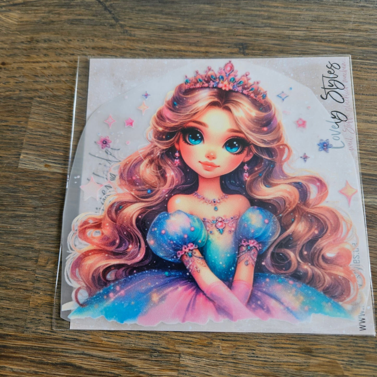 Bügelbild - Prinzessin ca. 15cm