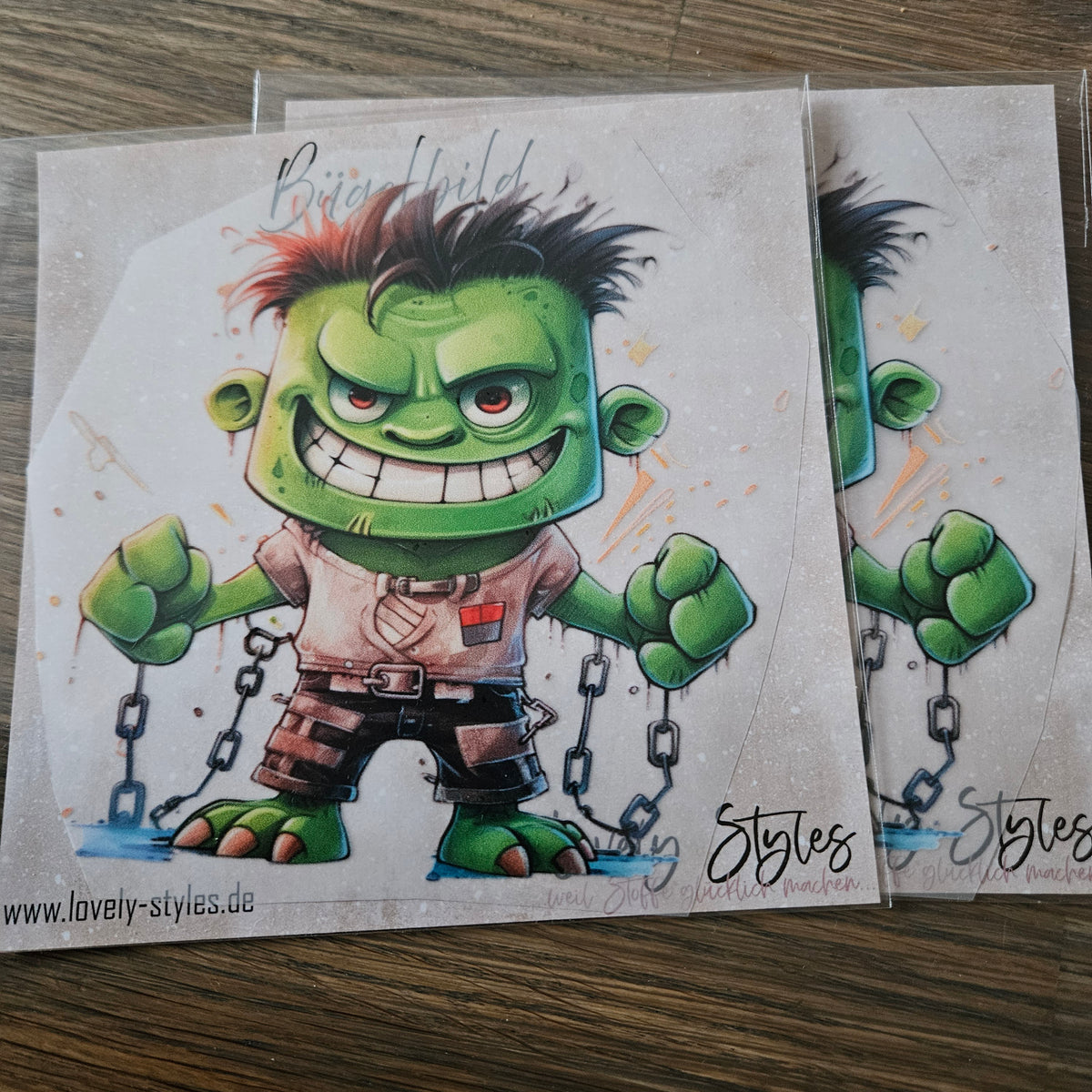 Bügelbild - Frankenstein ca. 15cm