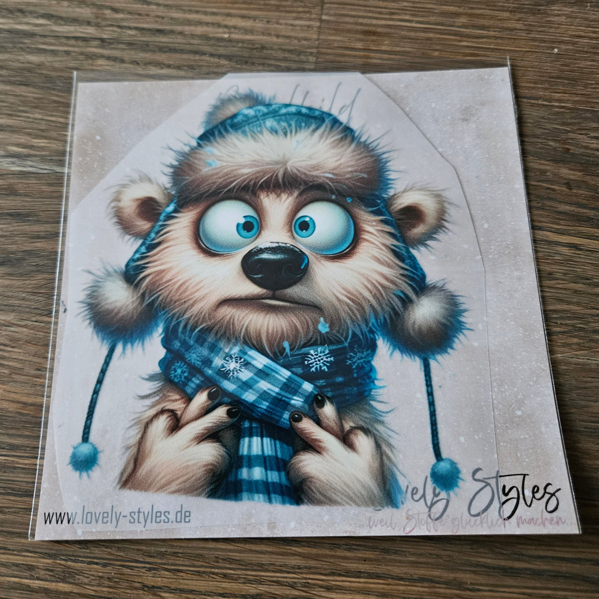 Bügelbild - Eisbär ca. 15cm