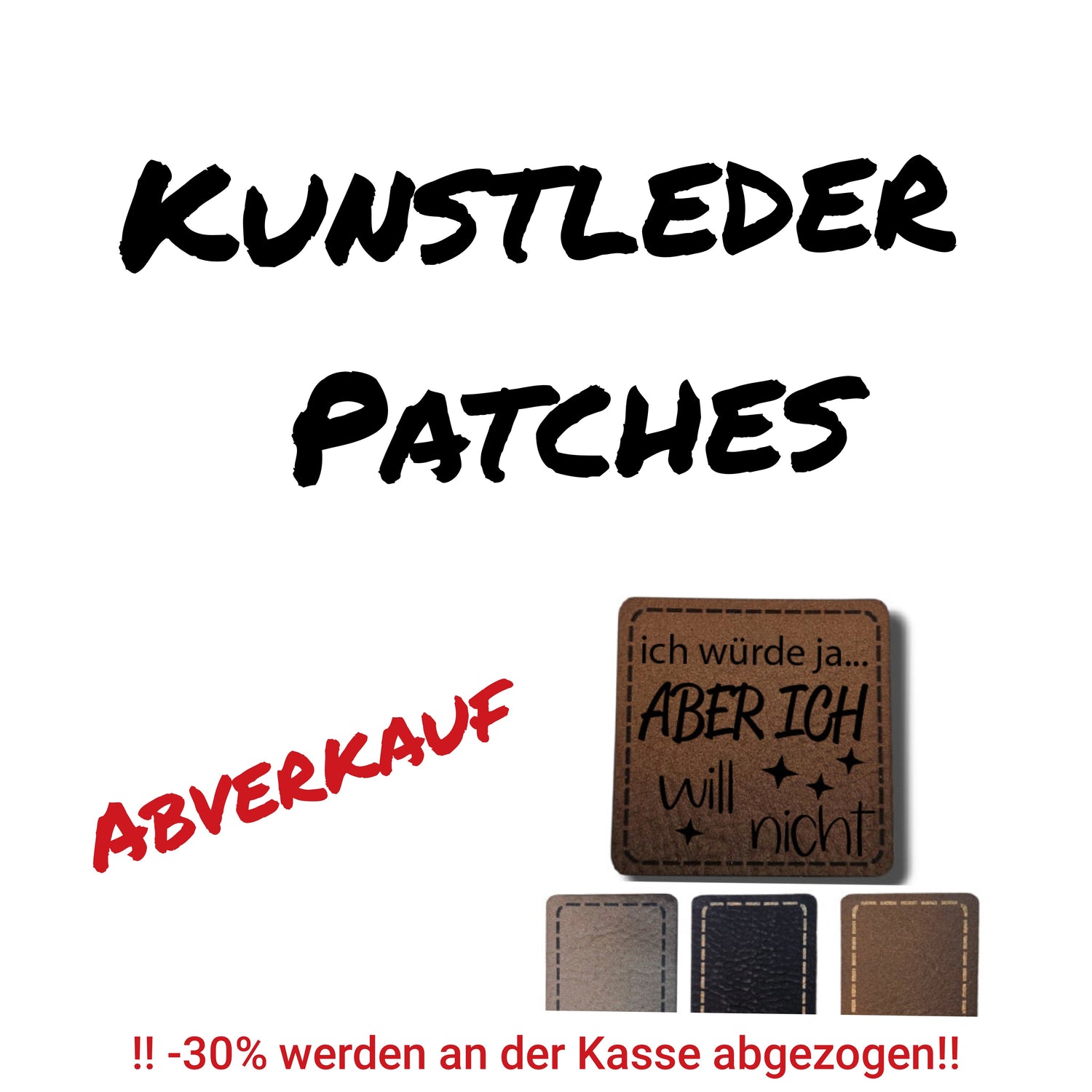Kunstleder Patches