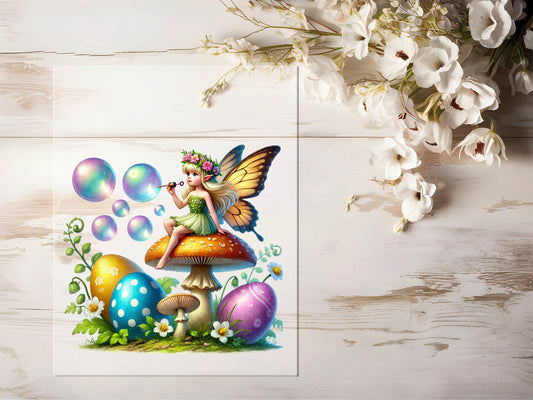 Bügelbild - Osterfee #1106