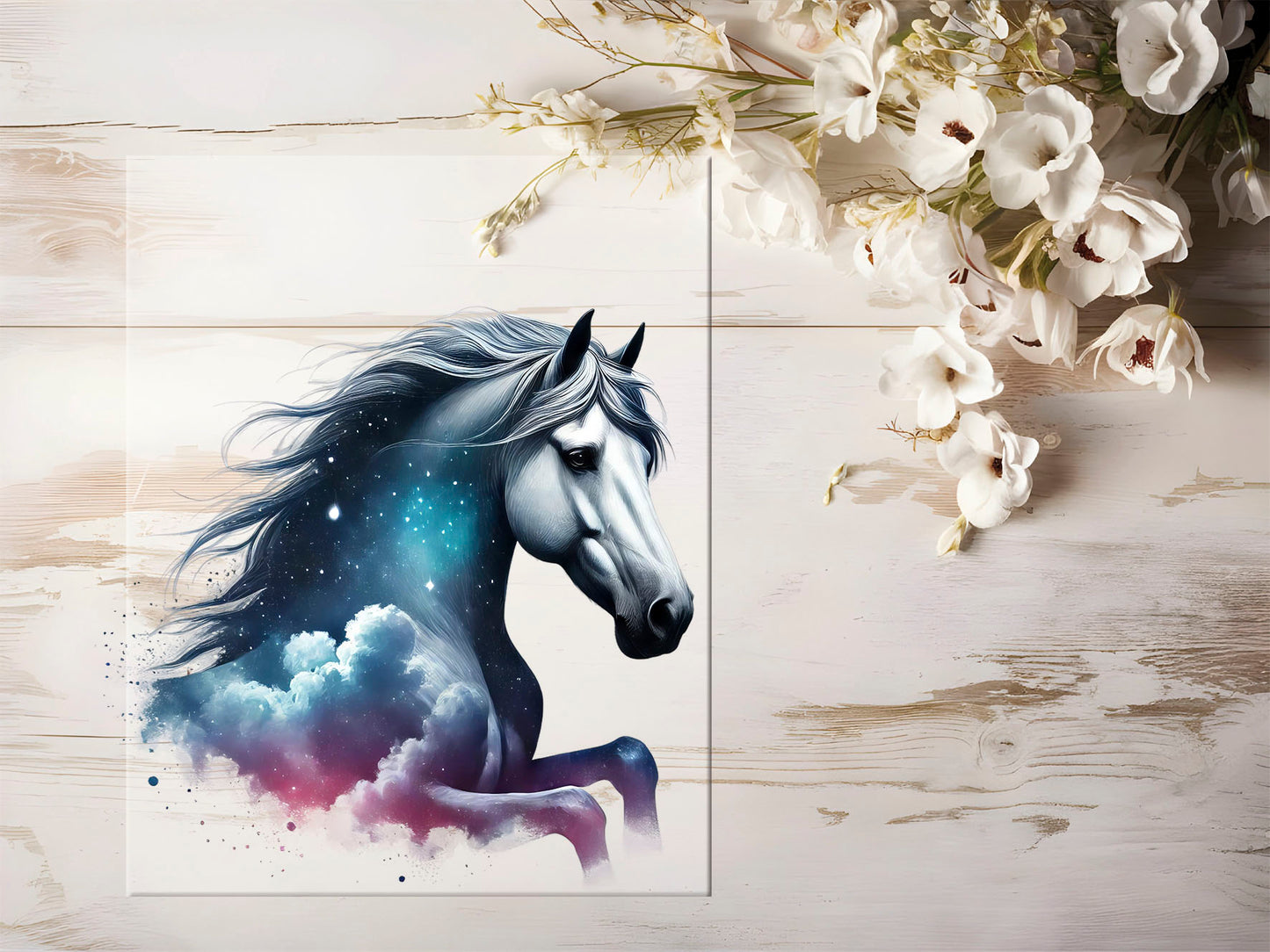 Bügelbild - Galaxy Pferd #1611