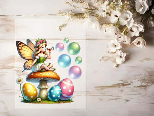 Bügelbild - Osterfee #1104