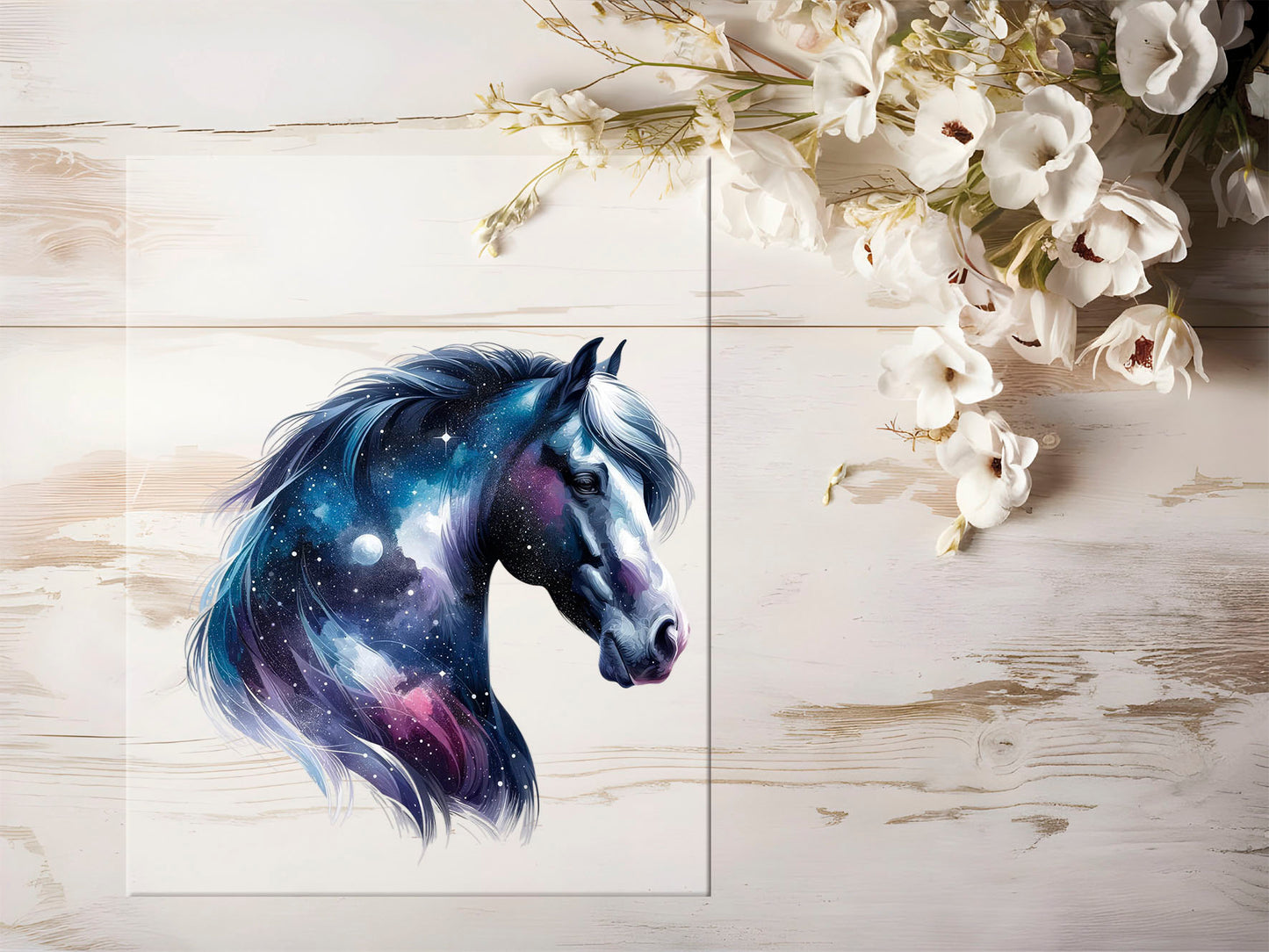 Bügelbild - Galaxy Pferd #1610