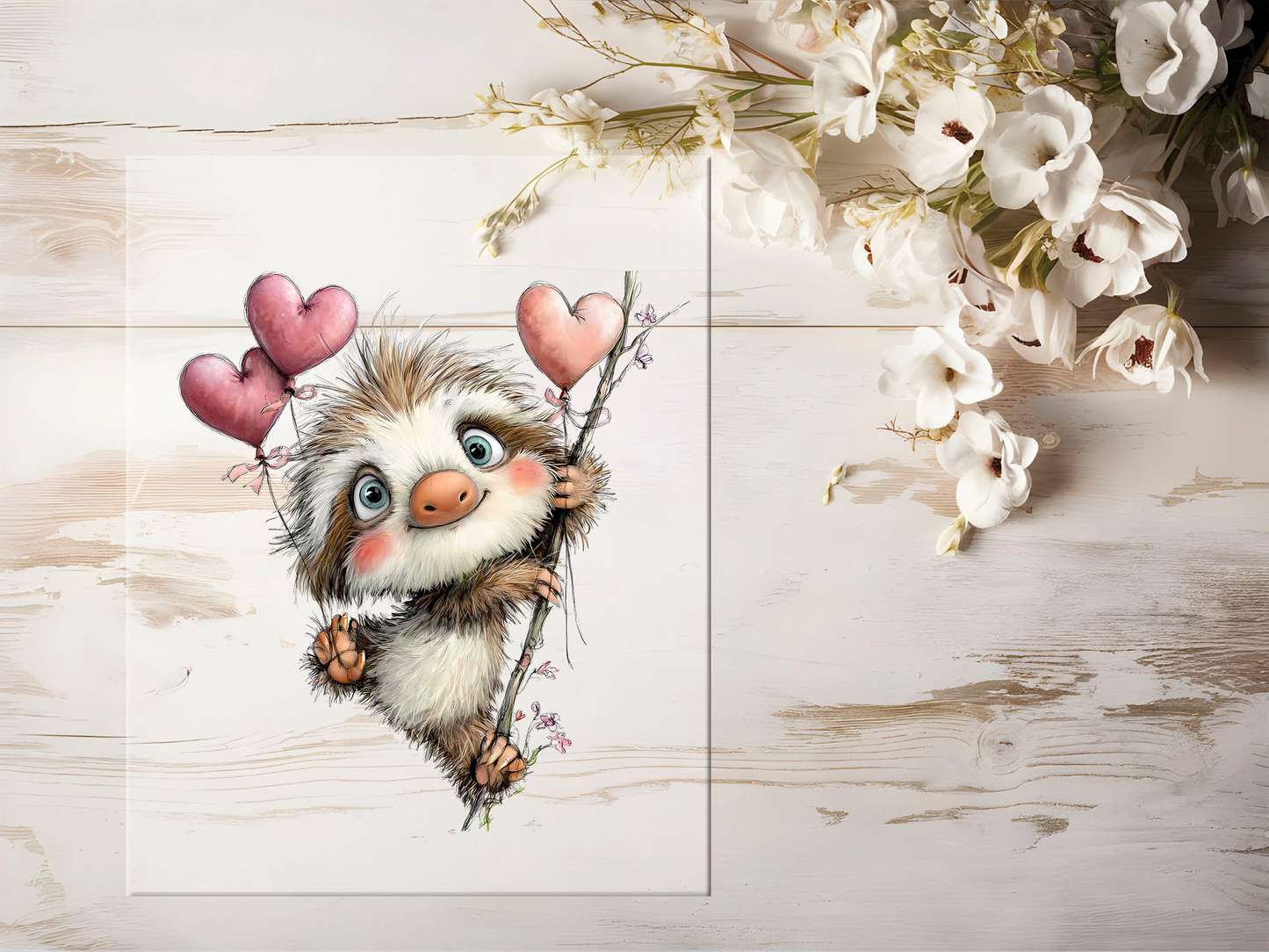 Bügelbild - Faultier #2469