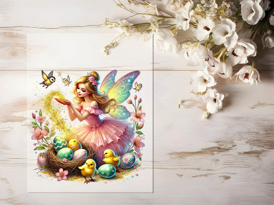 Bügelbild - Osterfee #1103