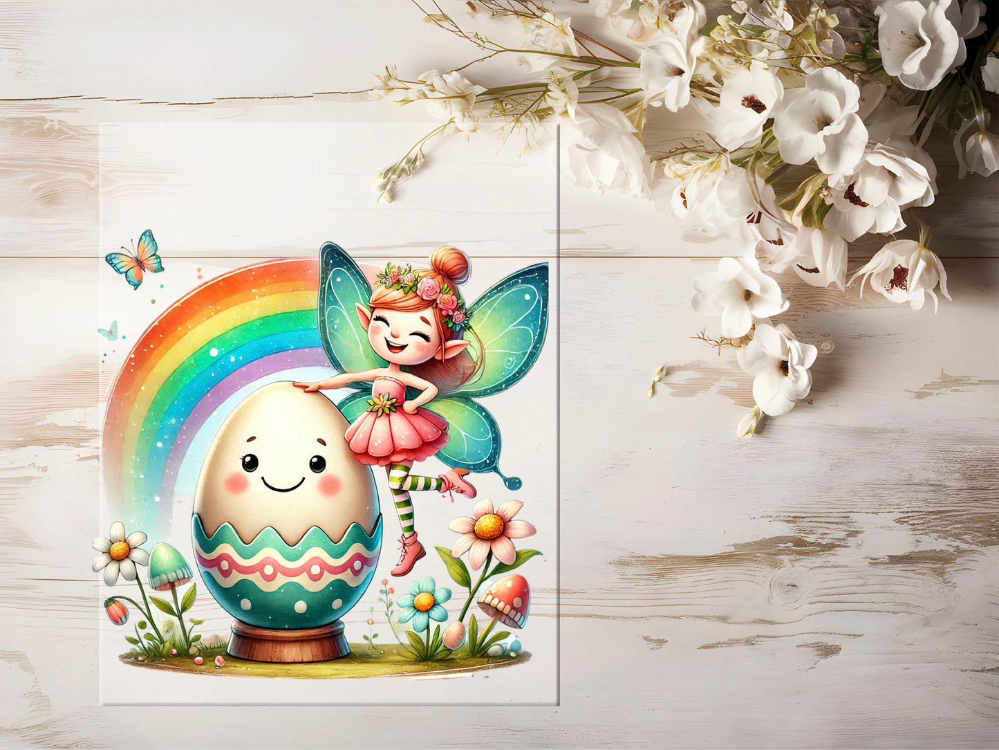 Bügelbild - Osterfee #1102