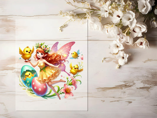 Bügelbild - Osterfee #1101