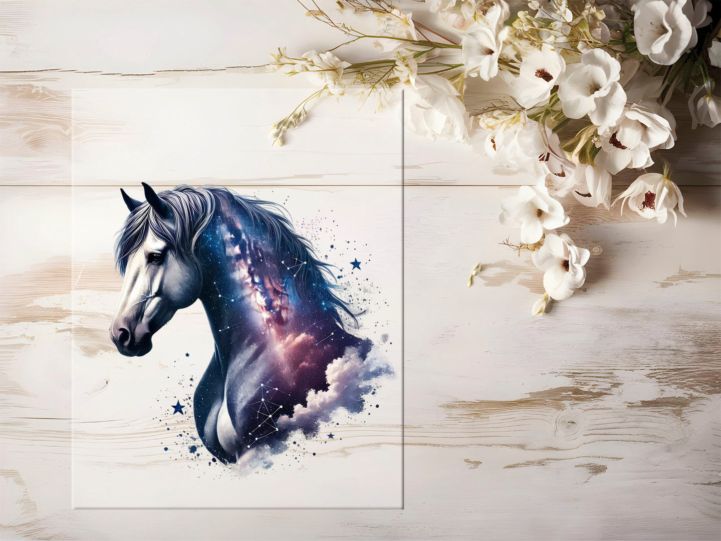 Bügelbild - Galaxy Pferd #1605