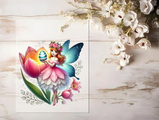 Bügelbild - Osterfee #1098