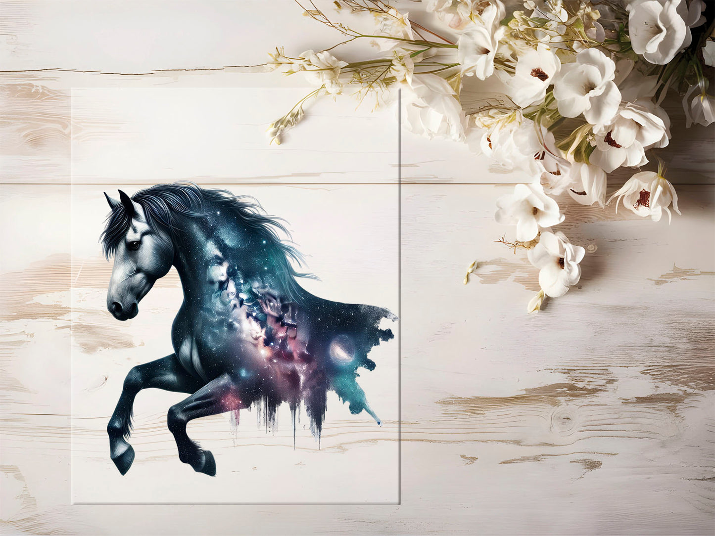 Bügelbild - Galaxy Pferd #1604