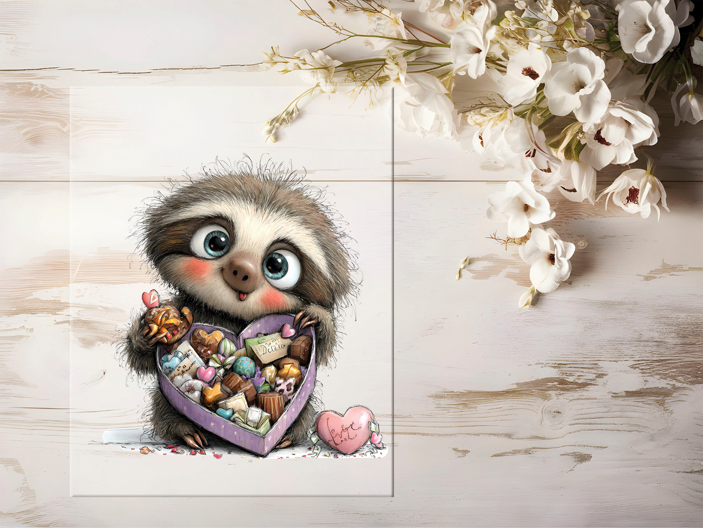 Bügelbild - Faultier #2463