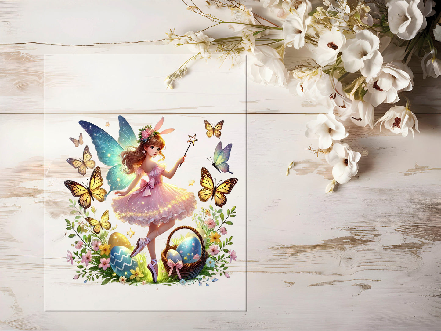 Bügelbild - Osterfee #1097