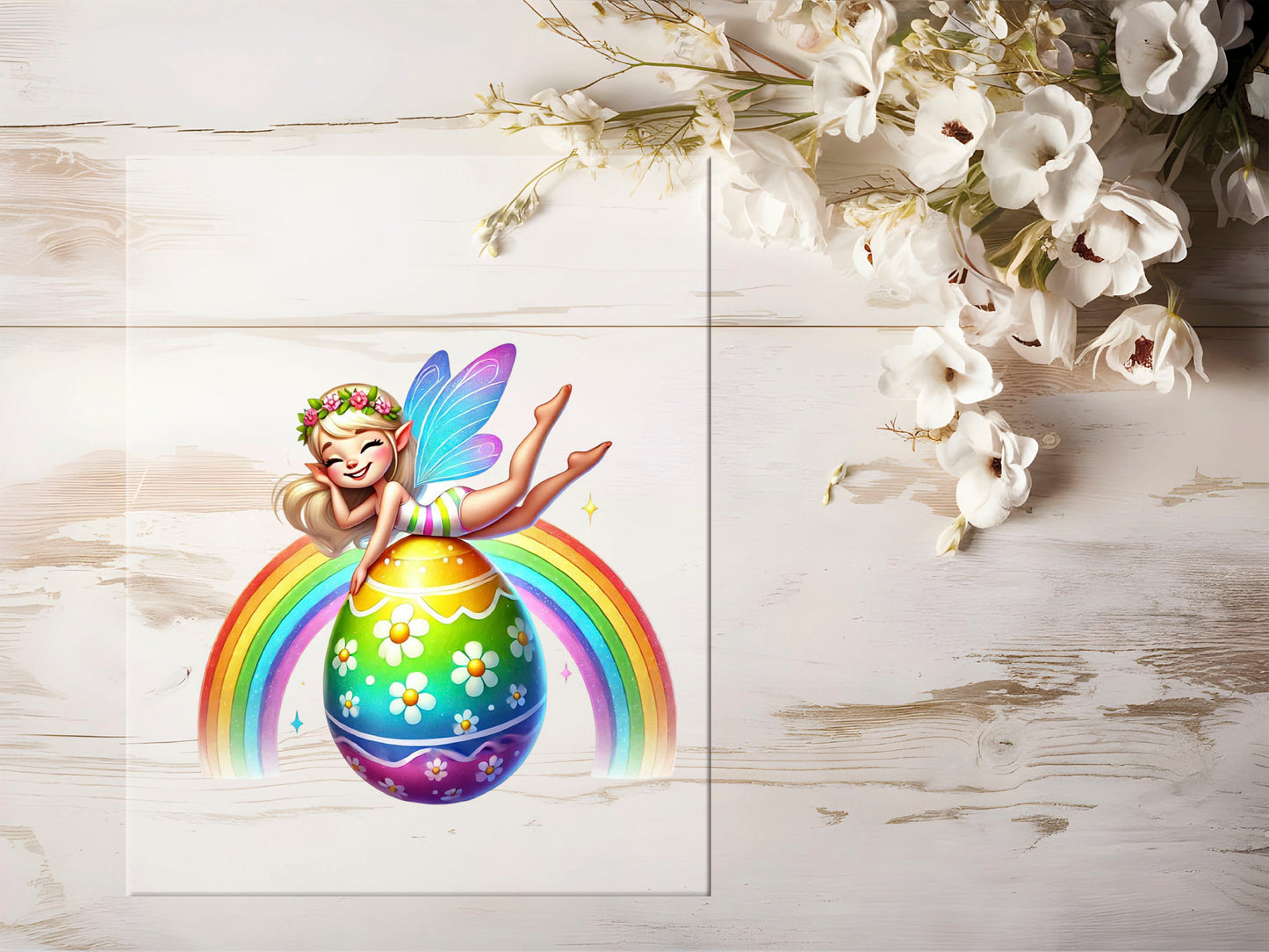 Bügelbild - Osterfee #1096