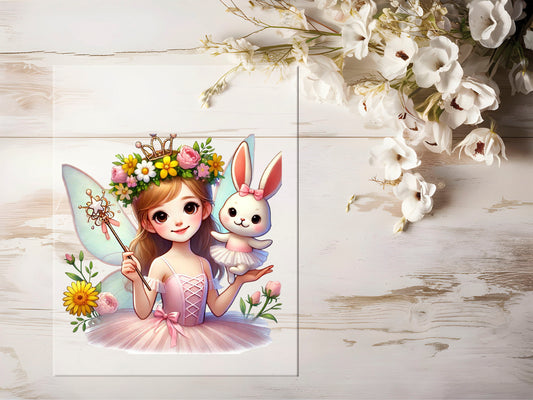 Bügelbild - Osterfee #1095