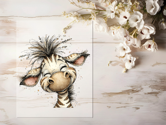 Bügelbild - Zebra #2459