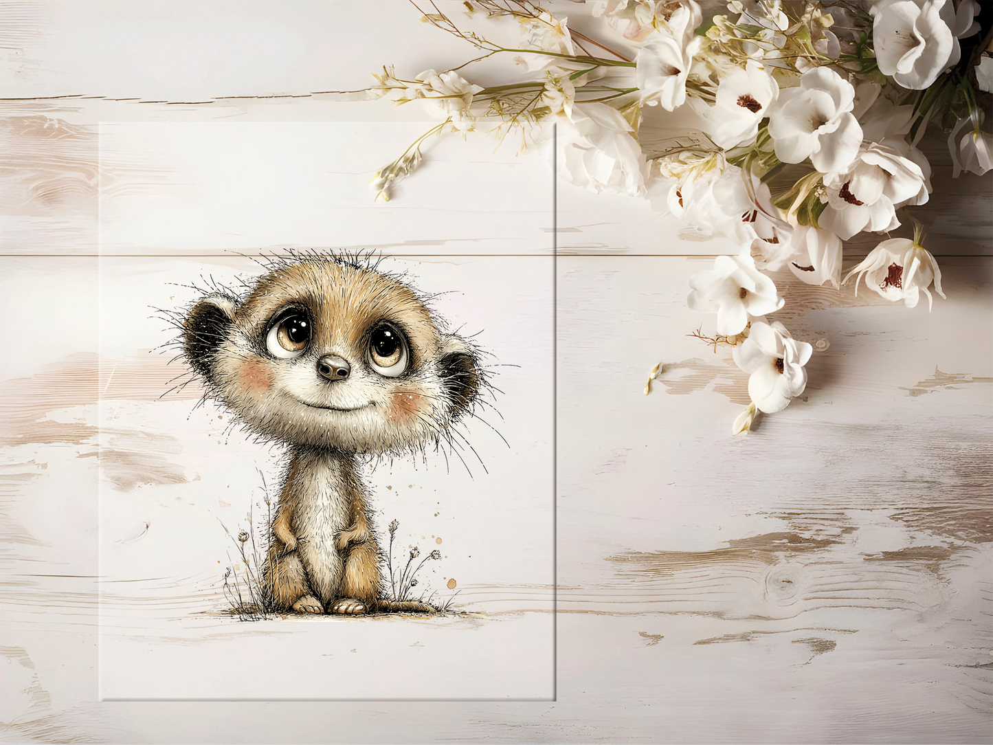 Bügelbild - Erdmännchen #2452