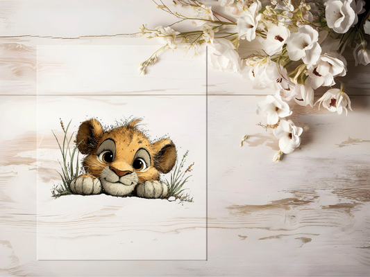 Bügelbild - Löwe #2451