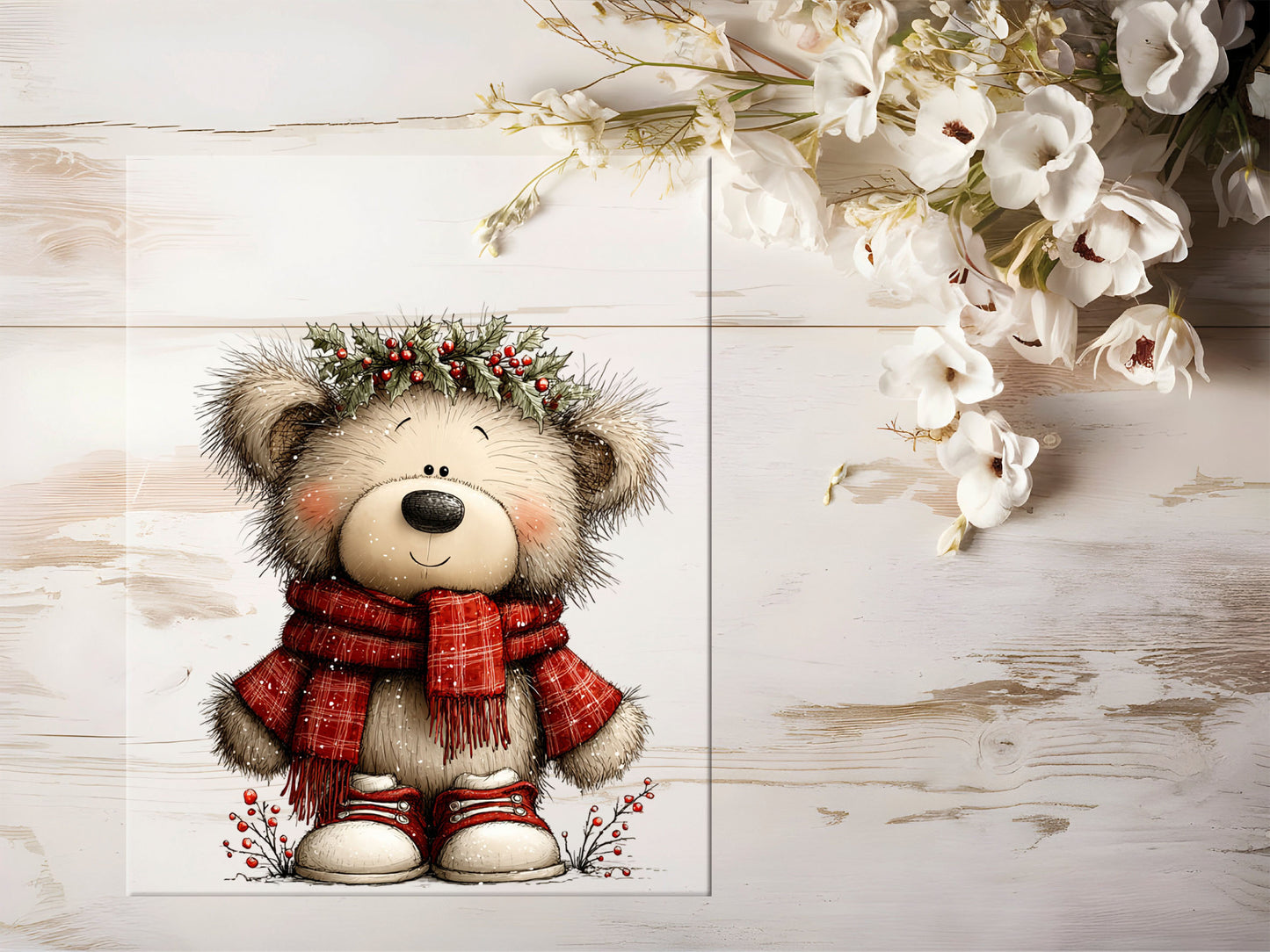 Bügelbild - Winterbär #2240