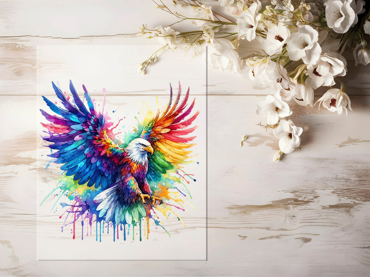 Bügelbild - Bunt Adler #1339