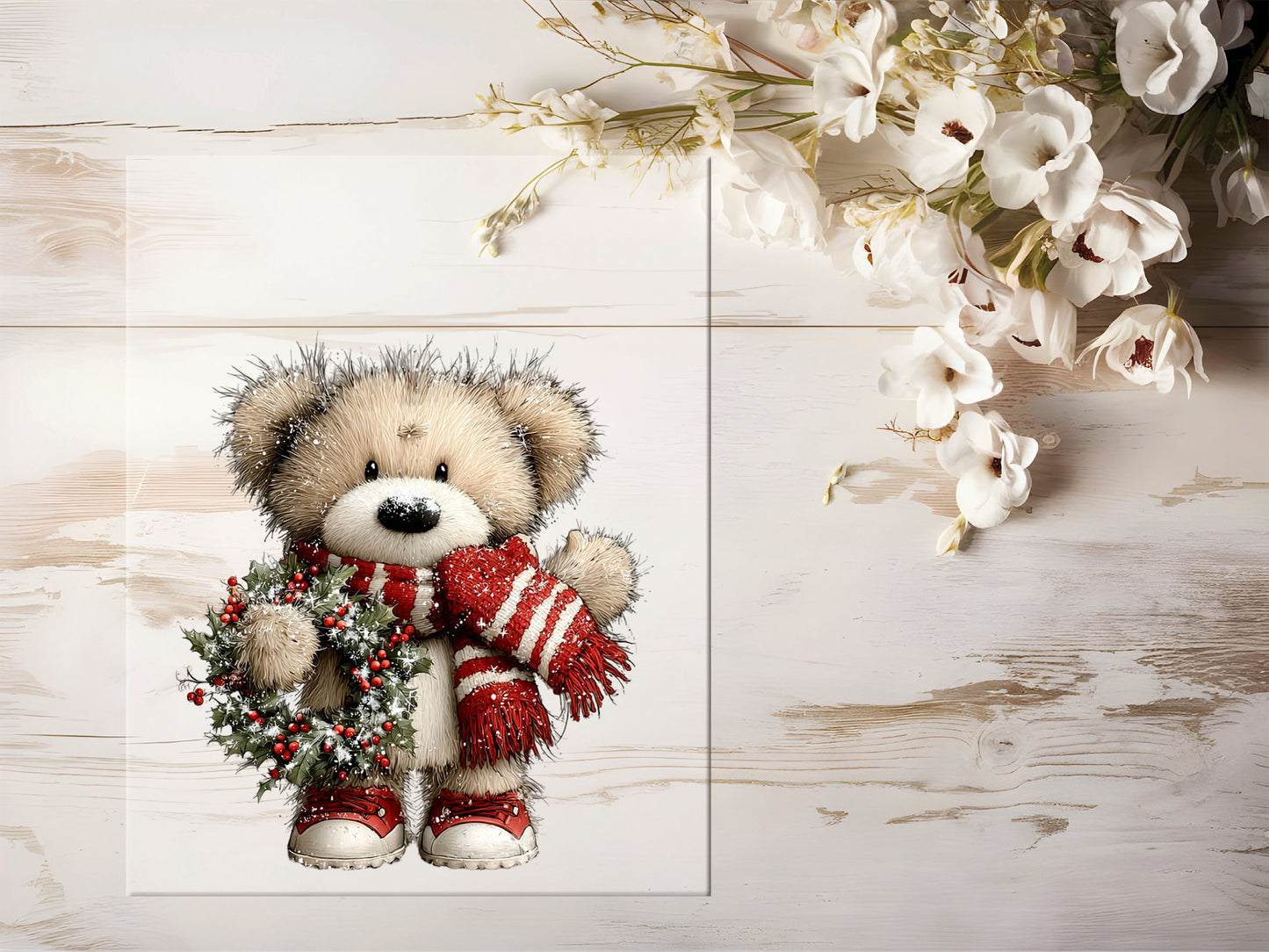 Bügelbild - Winterbär #2238