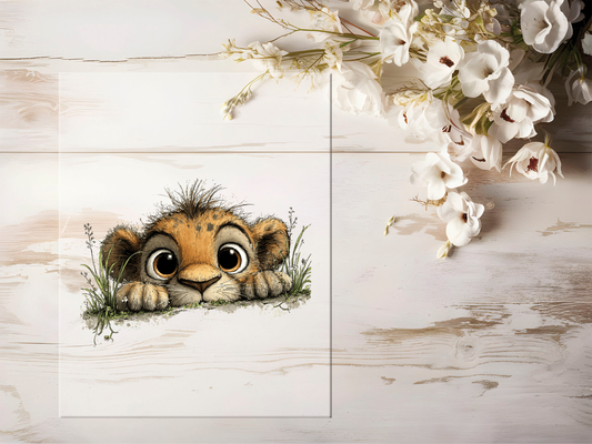 Bügelbild - Löwe #2448