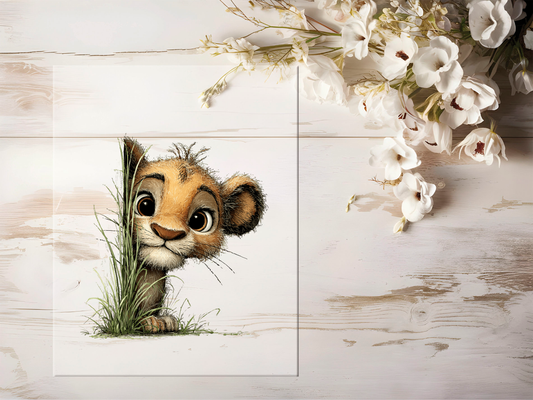 Bügelbild - Löwe #2447