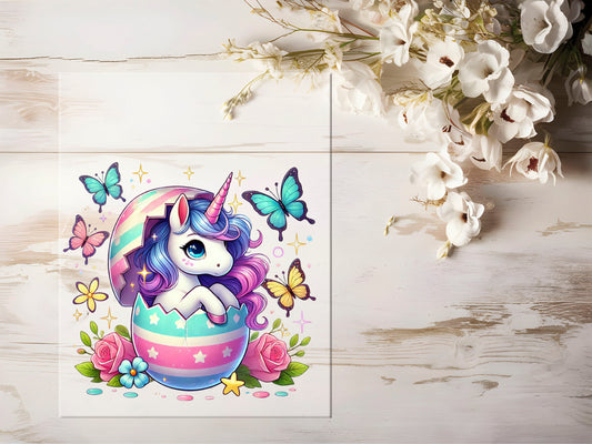 Bügelbild - Oster Einhorn #1143