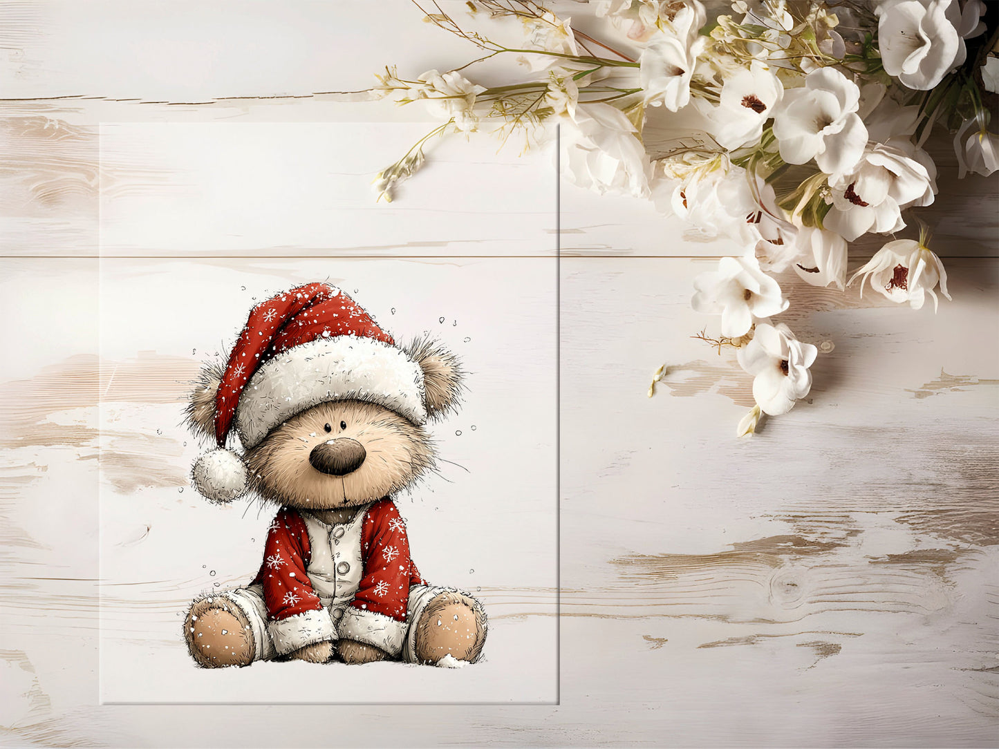 Bügelbild - Winterbär #2234