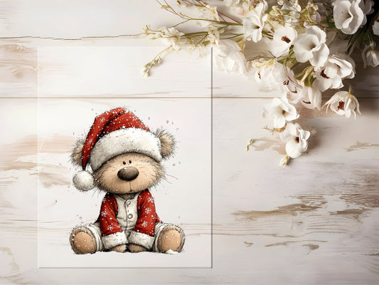 Bügelbild - Winterbär #2234