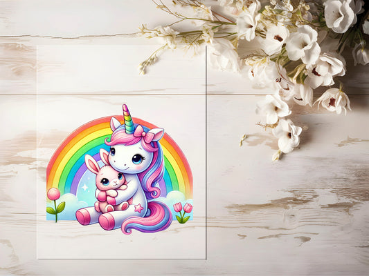 Bügelbild - Oster Einhorn #1139