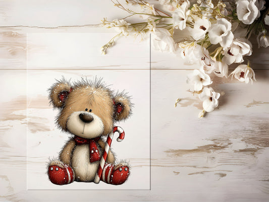 Bügelbild - Winterbär #2230