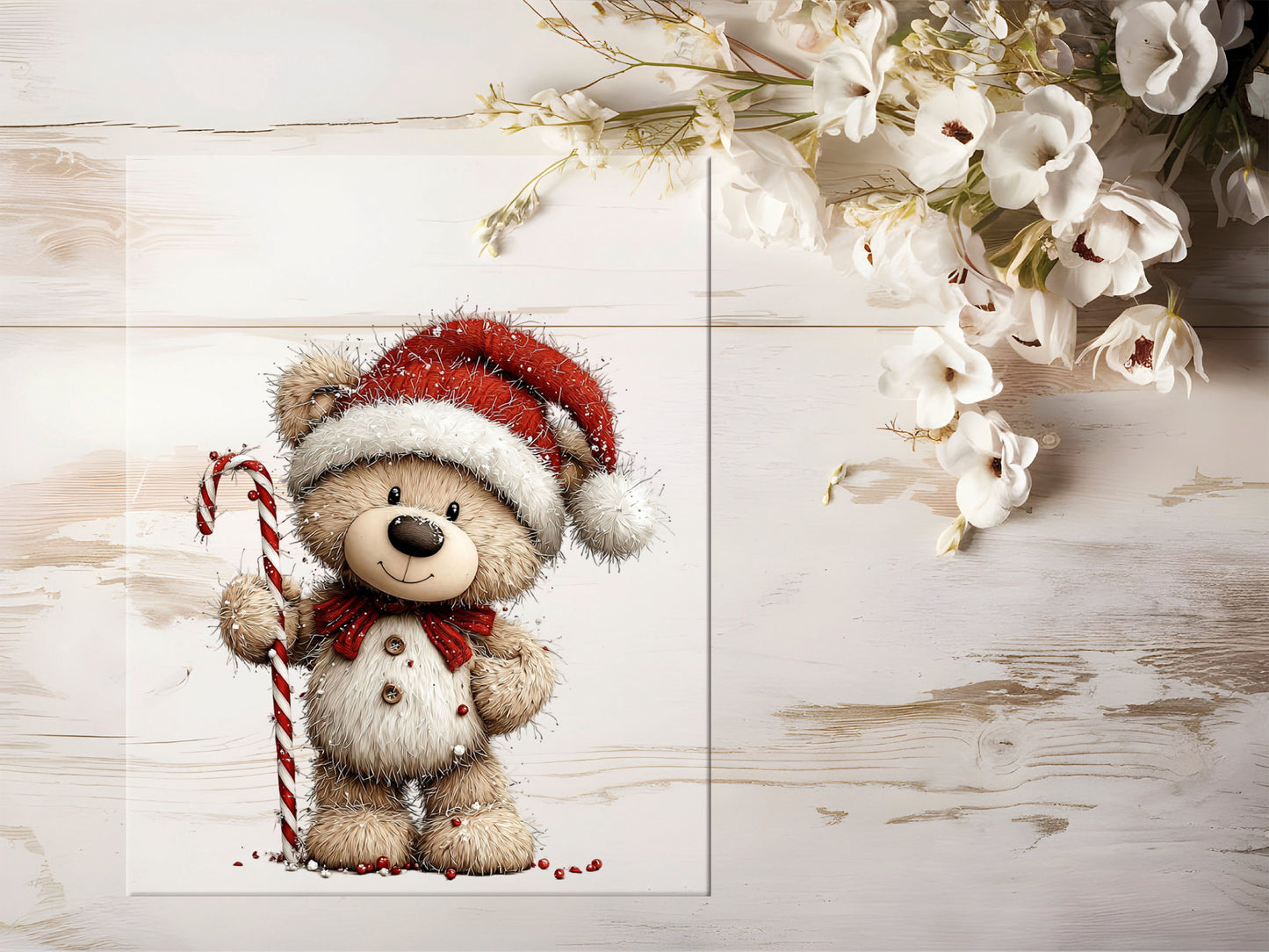 Bügelbild - Winterbär #2228